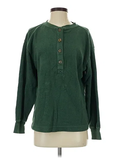 Pre-owned Aerie Pullover Sweater In Green