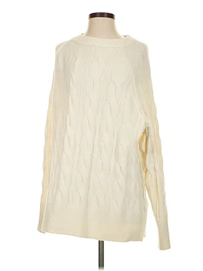 Pre-owned Aerie Pullover Sweater In Ivory