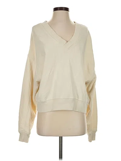 Pre-owned Aerie Pullover Sweater In Ivory