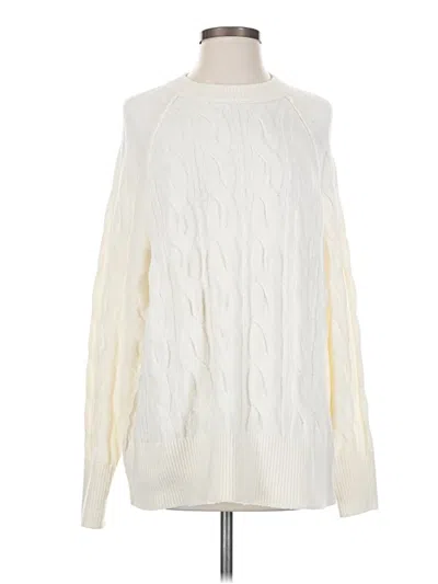 Pre-owned Aerie Pullover Sweater In Ivory