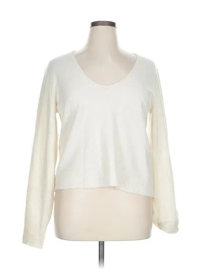 Pre-owned Aerie Pullover Sweater In Ivory