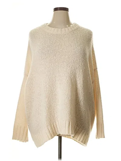 Pre-owned Aerie Pullover Sweater In Ivory