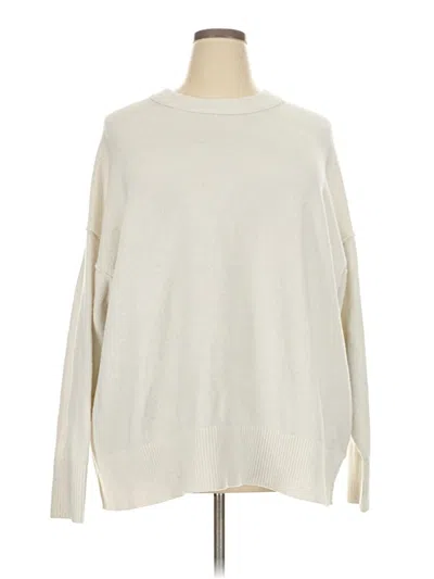 Pre-owned Aerie Pullover Sweater In Ivory