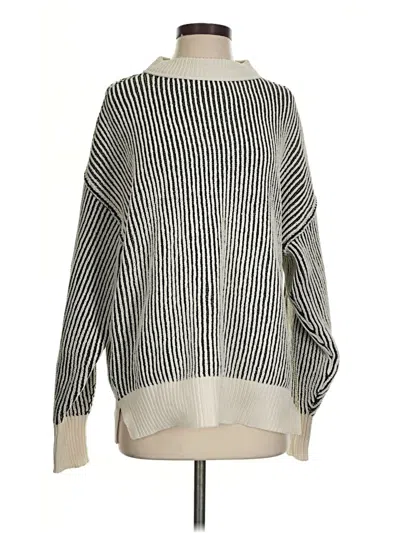 Pre-owned Aerie Pullover Sweater In Ivory