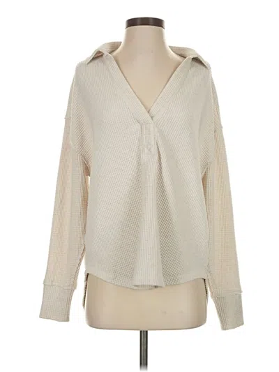 Pre-owned Aerie Pullover Sweater In Ivory