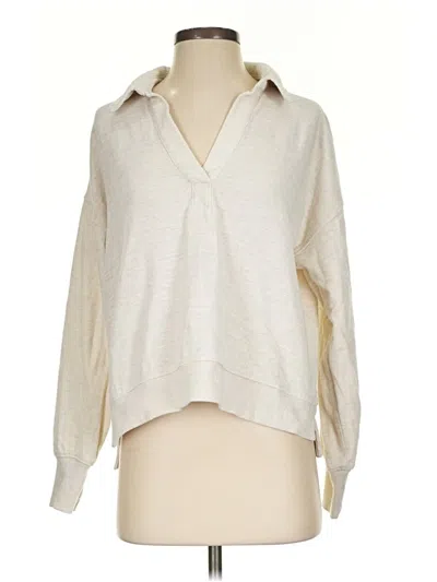 Pre-owned Aerie Pullover Sweater In Ivory