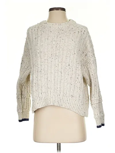 Pre-owned Aerie Pullover Sweater In Ivory
