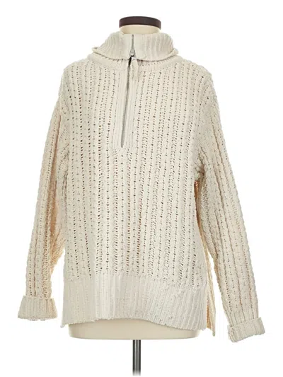 Pre-owned Aerie Pullover Sweater In Ivory