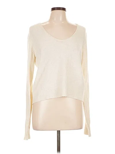 Pre-owned Aerie Pullover Sweater In Ivory