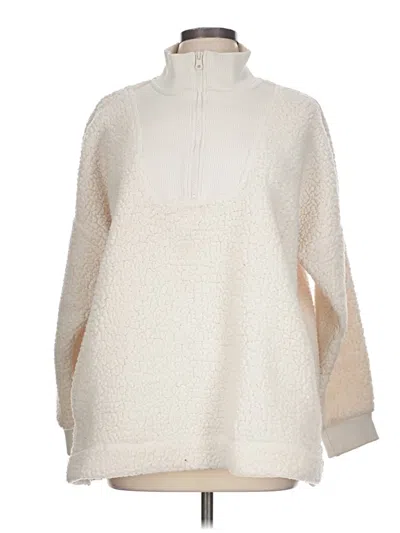 Pre-owned Aerie Pullover Sweater In Ivory