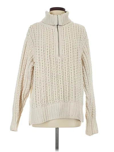 Pre-owned Aerie Pullover Sweater In Ivory