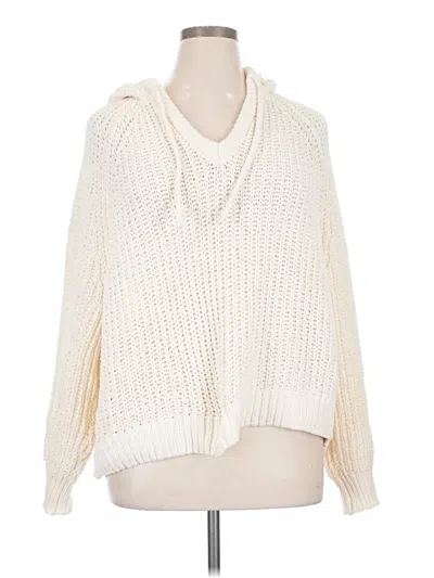 Pre-owned Aerie Pullover Sweater In Ivory