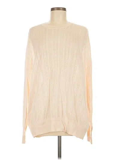 Pre-owned Aerie Pullover Sweater In Ivory