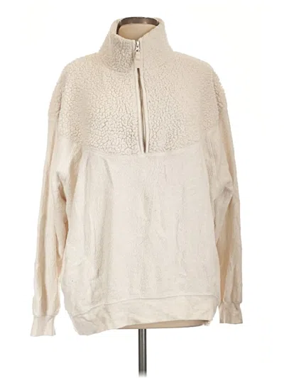 Pre-owned Aerie Pullover Sweater In Ivory