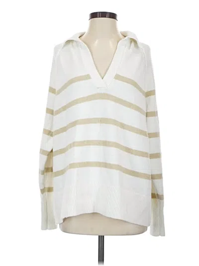Pre-owned Aerie Pullover Sweater In Ivory