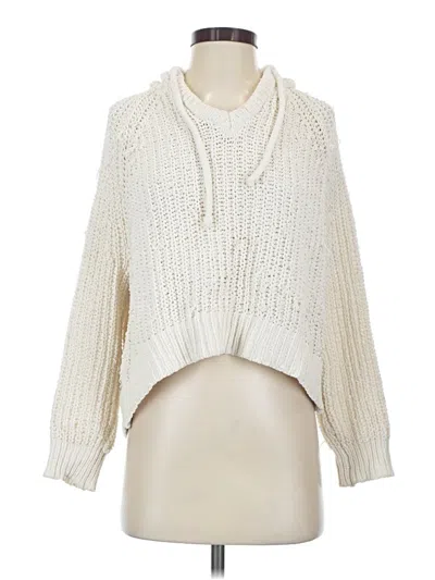 Pre-owned Aerie Pullover Sweater In Ivory