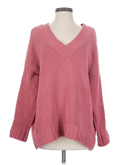 Pre-owned Aerie Pullover Sweater In Pink