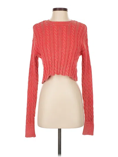Pre-owned Aerie Pullover Sweater In Pink
