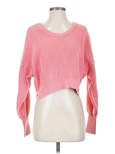 Pre-owned Aerie Pullover Sweater In Pink