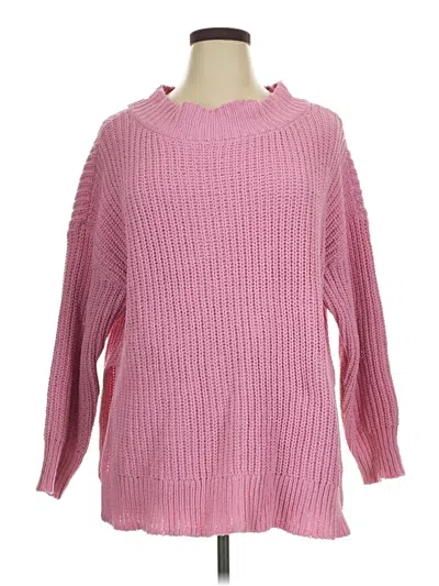 Pre-owned Aerie Pullover Sweater In Pink