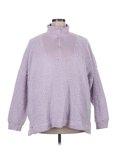 Pre-owned Aerie Pullover Sweater In Purple