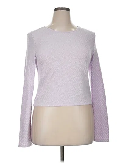 Pre-owned Aerie Pullover Sweater In Purple