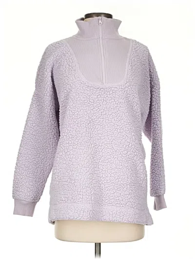 Pre-owned Aerie Pullover Sweater In Purple