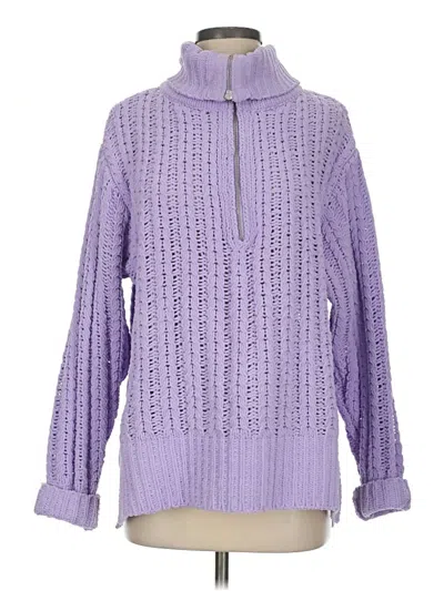 Pre-owned Aerie Pullover Sweater In Purple
