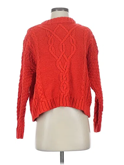 Pre-owned Aerie Pullover Sweater In Red
