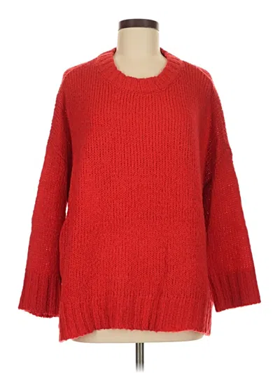Pre-owned Aerie Pullover Sweater In Red