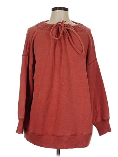 Pre-owned Aerie Pullover Sweater In Red