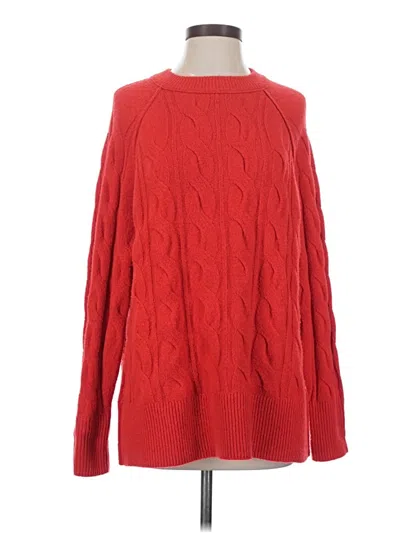 Pre-owned Aerie Pullover Sweater In Red