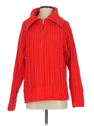 Pre-owned Aerie Pullover Sweater In Red