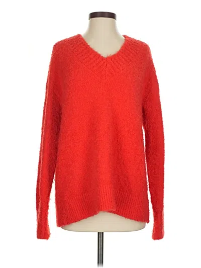 Pre-owned Aerie Pullover Sweater In Red