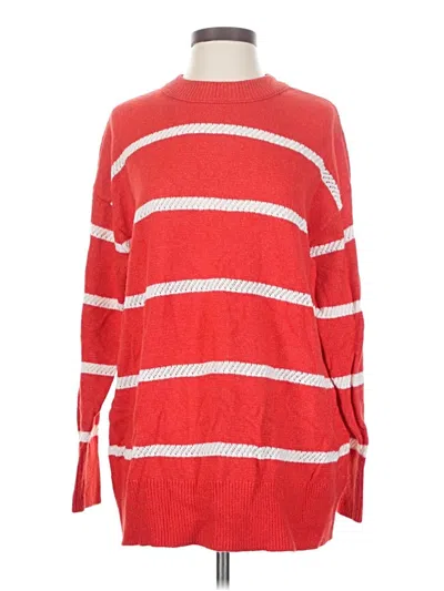 Pre-owned Aerie Pullover Sweater In Red