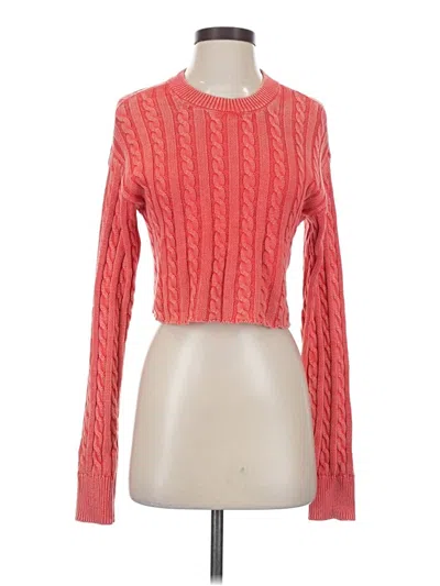 Pre-owned Aerie Pullover Sweater In Red