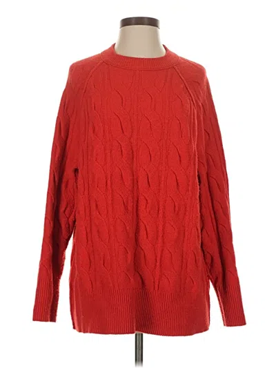 Pre-owned Aerie Pullover Sweater In Red
