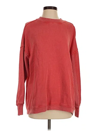 Pre-owned Aerie Pullover Sweater In Red