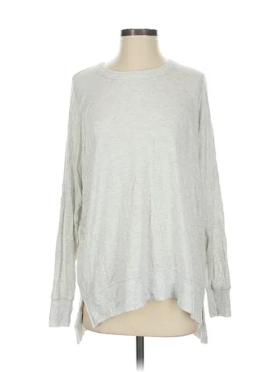 Pre-owned Aerie Pullover Sweater In Silver