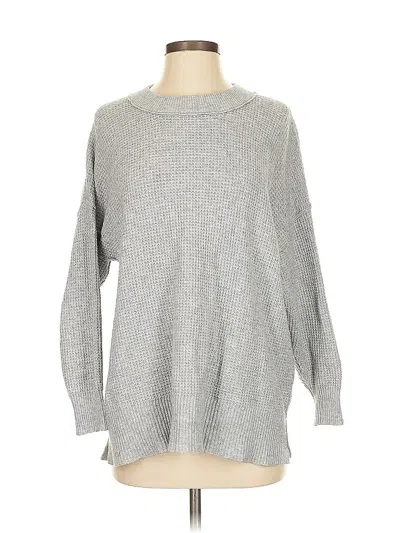 Pre-owned Aerie Pullover Sweater In Silver