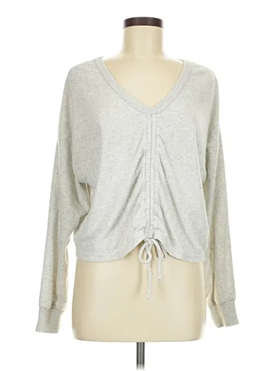 Pre-owned Aerie Pullover Sweater In Silver
