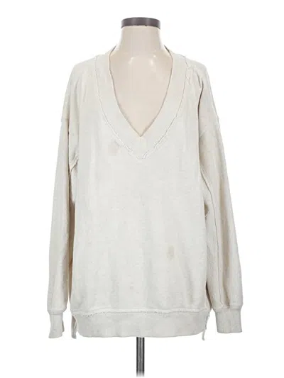 Pre-owned Aerie Pullover Sweater In Silver