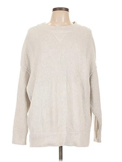 Pre-owned Aerie Pullover Sweater In Silver