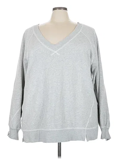 Pre-owned Aerie Pullover Sweater In Silver
