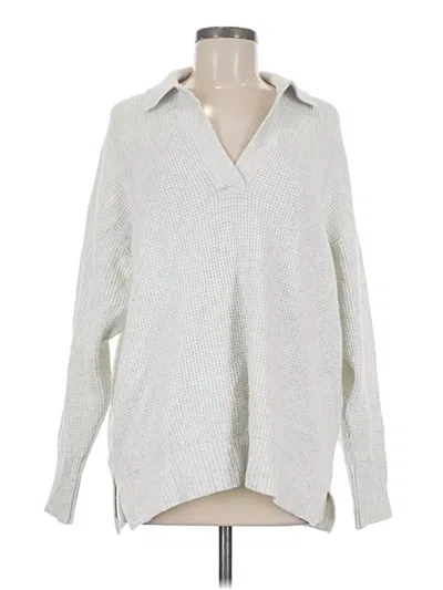 Pre-owned Aerie Pullover Sweater In Silver