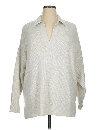 Pre-owned Aerie Pullover Sweater In Silver