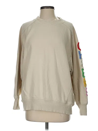 Pre-owned Aerie Pullover Sweater In Tan