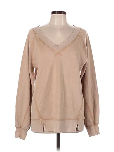 Pre-owned Aerie Pullover Sweater In Tan