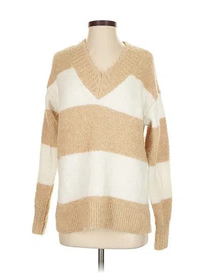 Pre-owned Aerie Pullover Sweater In Tan