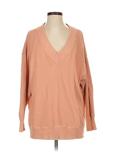 Pre-owned Aerie Pullover Sweater In Tan